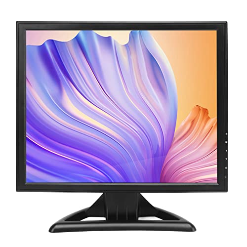 Zunate 17 Zoll, Tragbares HD Display 1280 X 1024 Auflösung 4:3 Bildschirmverhältnis 250 Nits Helligkeit 500:1 Kontrast, mit Lautsprechern und VGA, USB, HDMI, für Wohnmobile von Zunate