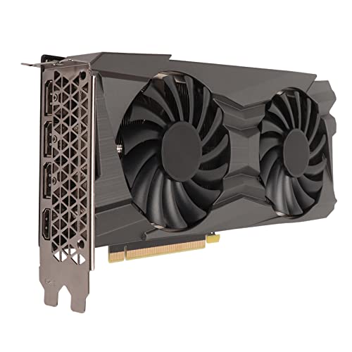Zunate 8 GB GDDR6 Grafikkarte, PCB Metall ABS RTX3060Ti 8G GDDR6 256Bit Dual Fan Desktop PC Gaming Diskrete Grafikkarte, Unterstützt HDR Technologie, für PC Zunate 8 GB GDDR6 Grafikkarte, PCB Metall ABS RTX3060Ti 8G GDDR6 256Bit Dual Fan Desktop PC Gaming Diskrete Grafikkarte, Unterstützt HDR Technologie, für PC von Zunate