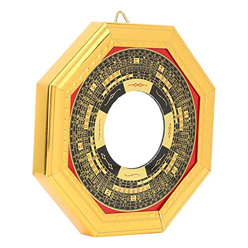 Zunate Bagua Feng Shui Chinesischer Glücksbringer, Bagua Spiegel Feng Shui, konvexer konkaver Bagua Spiegel für Home Shop Business Dekoration(13.5cm Diameter Convex Lens) von Zunate