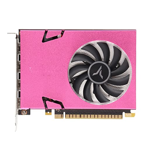 Zunate Computergrafikkarten, GT730-2G 4 Bildschirm 4GB GDDR5 128 Bit PCI-E Grafikkarte, 4 Ports, PCI-Express 2.0 X 16, DirectX 11/ OpenGL 4.6 3D Grafikkarten von Zunate