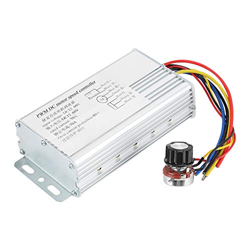 Zunate DC Motor Drehzahlregler, Geschwindigkeitsregler Motor Speed Controller DC 12V-60V 70A PWM Motordrehzahlregler Einstellbarer Stromspannung Antriebsregler, Stabile und dauerhafte Leistung Zunate DC Motor Drehzahlregler, Geschwindigkeitsregler Motor Speed Controller DC 12V-60V 70A PWM Motordrehzahlregler Einstellbarer Stromspannung Antriebsregler, Stabile und dauerhafte Leistung von Zunate