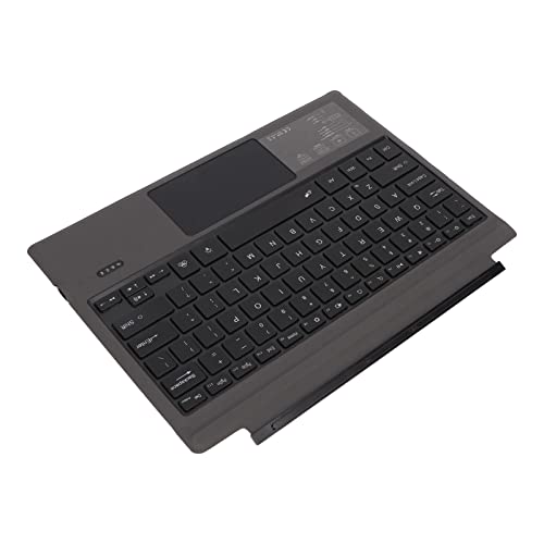 Zunate Drahtlose Bluetooth-Tastatur mit Touchpad für Pro 3 4 5 6 7, 7-farbige Hintergrundbeleuchtung Ultradünne Tragbare Drahtlose Bluetooth-Tastatur mit Eingebautem Akku von Zunate