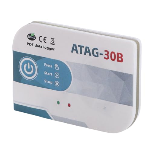 Zunate Logger für Drahtlose Temperaturdaten, Wiederverwendbarer Temperatursensor mit, 180 -tägiger Temperaturmonitor, PDF -Berichte, für die Logistik von Kaltketten mit Lebensmitteln von Zunate