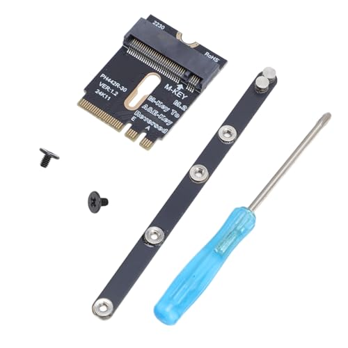 Zunate M.2 NVMe SSD Convert Adapter Kit für Air Pro 2013-2017, M Key NVMe SSD Convert Card NGFF-Konverter mit Schraubenstützen 2230 2240 2260 2280 PCIE 4.0 Zunate M.2 NVMe SSD Convert Adapter Kit für Air Pro 2013-2017, M Key NVMe SSD Convert Card NGFF-Konverter mit Schraubenstützen 2230 2240 2260 2280 PCIE 4.0 von Zunate