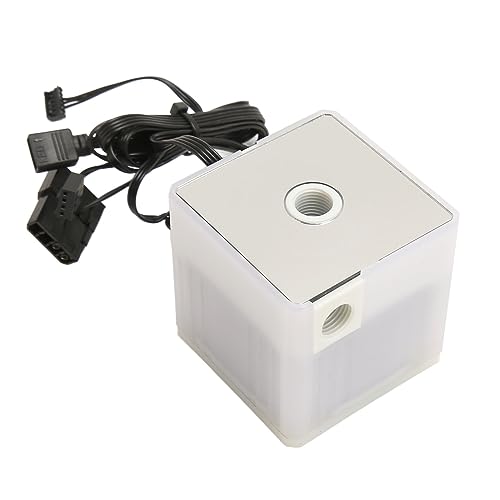 Zunate RGB-Wasserkühlungspumpe, 12 V, G1/4 DC, PC-Wasserkühler, Integrierte Pumpe, Schnelle Wärmeableitung von Zunate
