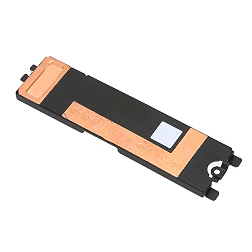 Zunate SSD-Kühlkörper-Festplattenabdeckung, Wärmeleitplatte für Nvme M.2 NGFF SSD, Hitzeschild für XPS 15 9500 9510 9520 Precision5550 5560 Rechte SSD, Aluminiumlegierungs-Wärmehalterung von Zunate