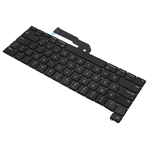 Zunate Tastaturersatz für OS Laptop Pro 13 Zoll 2020 A2251 Tastatur, Copmpact Ersatztastatur, Laptop-Reparaturteil, Aluminiumlegierung von Zunate