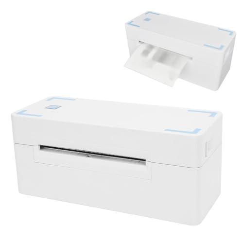 Zunate Thermischer Etikettdrucker, Drahtloser Blurtooth Thermal -Drucker für Small Business -Versand, Unterstützung von USB -Kabel und Drahtloses BT für OS X, für Android, für Linux (EU) von Zunate