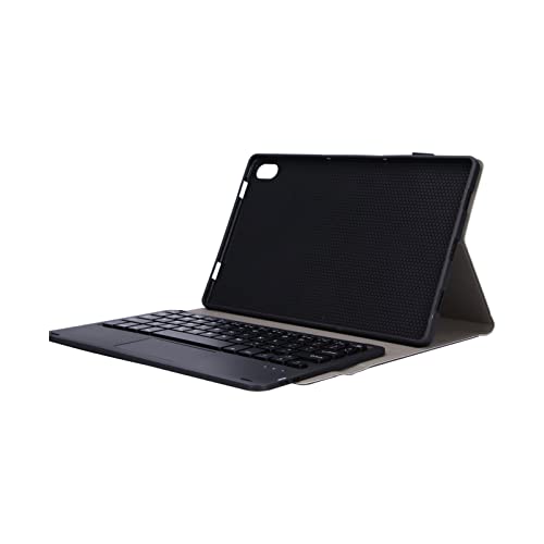 Zunate TouchPad-Tastaturhülle für Lenovo Pad Tab P11 J606F Tablets, Schlanke, Leichte Standabdeckung mit Kabelloser, Abnehmbarer Bluetooth-Tastatur für Android-Tablets(Schwarz) von Zunate