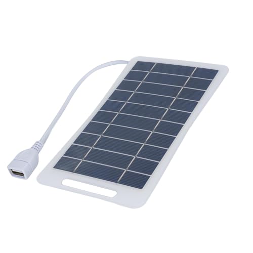 Zunate Tragbares Solarpanel, Monokristalline Silizium -USB -Solarladegerät mit Stabiler Stromausgabe, für Smartphones Tablets Kameras Outdoor Camping Wanderwanderung RV von Zunate