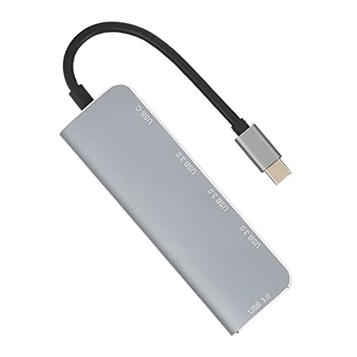 Zunate USB-C-Hub, 5 in 1 USB C auf 4 X USB 3.0 +Typ-C PD3.0 Daten USB-Splitter Lade-Dockingstation Unterstützt für Tablet Mobiltelefon Notebook-PC, Flash-Laufwerk, Mobile Festplatte Zunate USB-C-Hub, 5 in 1 USB C auf 4 X USB 3.0 +Typ-C PD3.0 Daten USB-Splitter Lade-Dockingstation Unterstützt für Tablet Mobiltelefon Notebook-PC, Flash-Laufwerk, Mobile Festplatte von Zunate