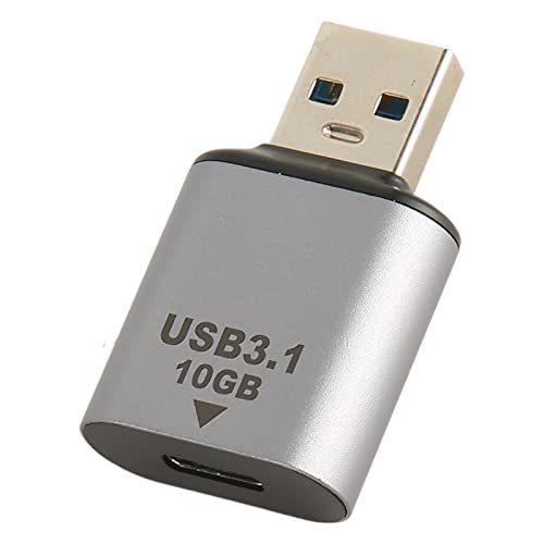Zunate USB C auf USB 3.1 Adapter, USB C Buchse auf USB Stecker Adapter mit 10 Gbps Datenübertragung Typ C Koppler Extender für Laptops Computer von Zunate