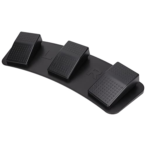 Zunate USB-Dreifach-Fußschalterpedal, PC USB-Fußpedal Fußsteuerung HID Programmierbare Computertastatur für Windows, für, für OS X, für Android (FS23_PM (mechanischer Schalter)) von Zunate