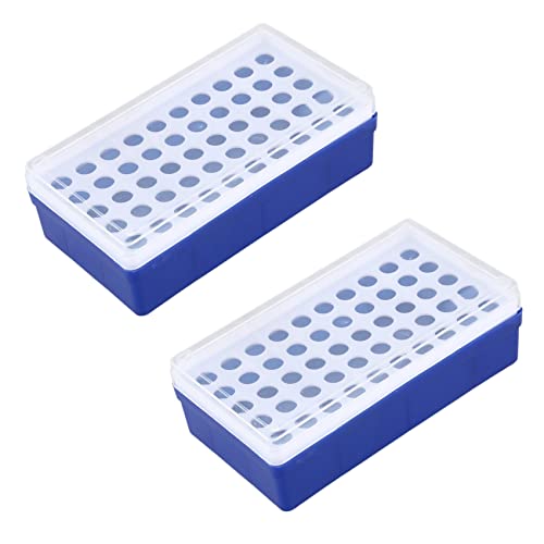 Zunedhys 2X Labor Kunststoff 50 Loecher 1,5 Ml Staender Halter Box von Zunedhys