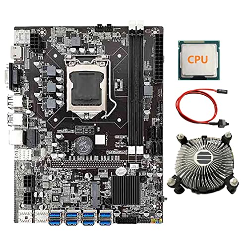 Zunedhys B75 BTC Miner Motherboard mit zufälliger CPU+Lüfter+Switch Kabel 8 USB 3.0 auf PCIE GPU Slots LGA1155 DDR3 RAM SATA3.0 ETH Miner Zunedhys B75 BTC Miner Motherboard mit zufälliger CPU+Lüfter+Switch Kabel 8 USB 3.0 auf PCIE GPU Slots LGA1155 DDR3 RAM SATA3.0 ETH Miner von Zunedhys