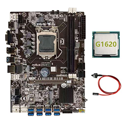 Zunedhys B75 BTC Mining Motherboard + G1620 CPU + Switch Cable LGA1155 8XPCIE USB Adapter DDR3 MSATA B75 USB BTC Motherboard Zunedhys B75 BTC Mining Motherboard + G1620 CPU + Switch Cable LGA1155 8XPCIE USB Adapter DDR3 MSATA B75 USB BTC Motherboard von Zunedhys