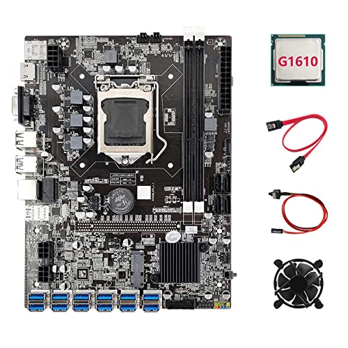 Zunedhys B75 ETH Motherboard 12 PCIE auf USB 3.0 + G1610 CPU + Lüfter + Switch Kabel + Kabel MSATA DDR3 LGA1155 Motherboard Zunedhys B75 ETH Motherboard 12 PCIE auf USB 3.0 + G1610 CPU + Lüfter + Switch Kabel + Kabel MSATA DDR3 LGA1155 Motherboard von Zunedhys