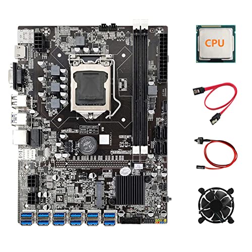 Zunedhys B75 ETH Motherboard 12 PCIE auf USB 3.0 + zufällige CPU + Lüfter + Switch-Kabel + -Kabel DDR3 LGA1155 Motherboard Zunedhys B75 ETH Motherboard 12 PCIE auf USB 3.0 + zufällige CPU + Lüfter + Switch-Kabel + -Kabel DDR3 LGA1155 Motherboard von Zunedhys