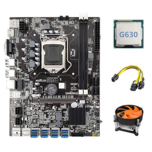Zunedhys B75 USB ETH Mining Motherboard 8XPCIE auf USB + G630 CPU + 6Pin auf Dual 8Pin Kabel + Lüfter LGA1155 B75 BTC Motherboard Zunedhys B75 USB ETH Mining Motherboard 8XPCIE auf USB + G630 CPU + 6Pin auf Dual 8Pin Kabel + Lüfter LGA1155 B75 BTC Motherboard von Zunedhys
