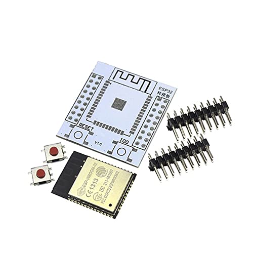 Zunedhys ESP32 ESP-WROOM-32 IoT WiFi Drahtloses Bluetooth-Modul + ESP-32S-Adapterplatine DIY-Elektronik-Kit Zunedhys ESP32 ESP-WROOM-32 IoT WiFi Drahtloses Bluetooth-Modul + ESP-32S-Adapterplatine DIY-Elektronik-Kit von Zunedhys