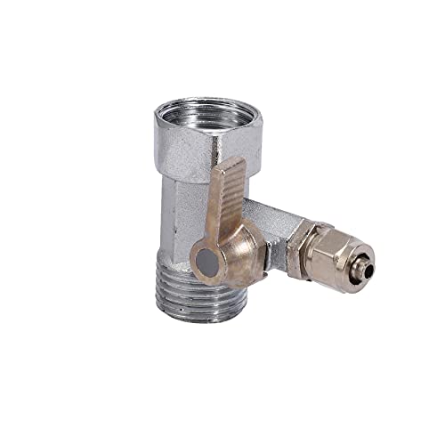 Zunedhys Feed Water Adapter 1/2 auf 1/4 Kugelhahn Wasserhahn Zuführung Umkehrosmose Silber von Zunedhys