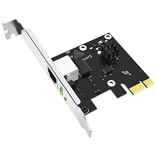 Zunedhys Game PCIE Karte 2500 Mbps Gigabit Netzwerkkarte 10/100/1000 Mbps RTL8125B RJ45 Wired Computer PCI-E 2.5G Netzwerkadapter Zunedhys Game PCIE Karte 2500 Mbps Gigabit Netzwerkkarte 10/100/1000 Mbps RTL8125B RJ45 Wired Computer PCI-E 2.5G Netzwerkadapter von Zunedhys