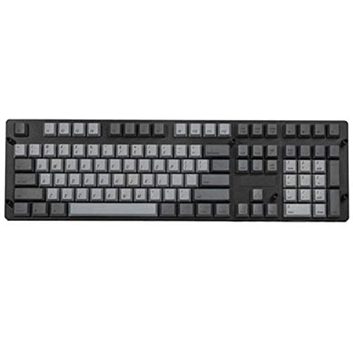Zunedhys Geeignet für High General 108 Two-Color Match mechanische Tastenkappe PBT Sublimation Tastenkappe Dunkelgrau von Zunedhys