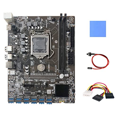 Zunedhys LGA1151 DDR4 B250C Motherboard + Wärmeleitpad + 4-polig auf -Kabel + Switch-Kabel 12 PCIE zu USB 3.0 Grafikkartensteckplatz Zunedhys LGA1151 DDR4 B250C Motherboard + Wärmeleitpad + 4-polig auf -Kabel + Switch-Kabel 12 PCIE zu USB 3.0 Grafikkartensteckplatz von Zunedhys