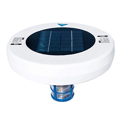 Zunedhys Solar-Pool-Ionisator, Kupfer-Silber-Schwimmbad-Reiniger, Wasserreiniger, tötet Algen Pool-Ionisator für im Freien von Zunedhys