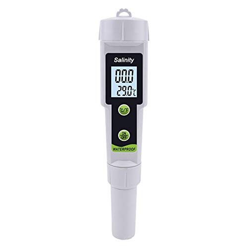 Zunedhys TPH 02154 Salzgehaltsmesser, Meerwasserhydrometer, Salzgehaltserkennung in, für Pools, Trinkwasser, Aquarium von Zunedhys