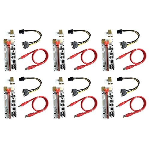 Zunedhys VER010-X PCI-E 1X to 16X Riser Card Graphics Card Extension Cable USB 3.0 High-Speed Graphics Card Expansion Card A von Zunedhys