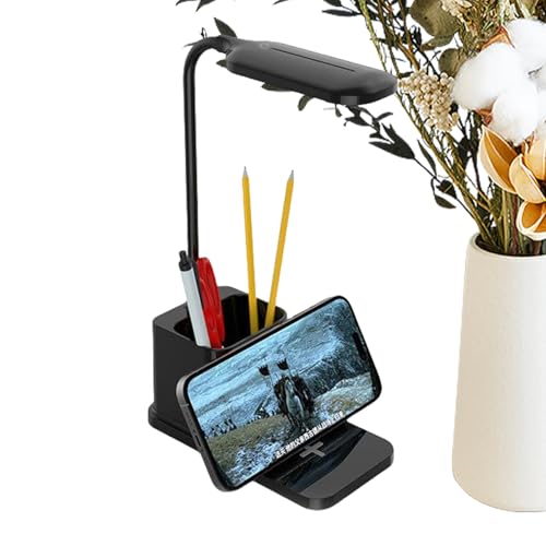-Schreibtischlicht - drahtloses Netzteil Einstellbare Helligkeit Stifthalter | Desktop Lighting Office Accessories Telefon Wireless Ladepad für Studie Aufgaben Einstellbarer Beleuchtungswinkel: -Schreibtischlicht - drahtloses Netzteil Einstellbare Helligkeit Stifthalter | Desktop Lighting Office Accessories Telefon Wireless Ladepad für Studie Aufgaben Einstellbarer Beleuchtungswinkel: von Zunetsutock