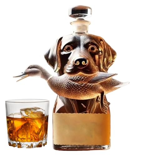 Statue der Hundeträger von einfach zu Benutzer - Charmante räumliche Anpassbarkeit: Diese Whisky-Flasche integriert sich harmonisch in jedes Interieur, was dem Saal eine Vintage-und elegante Note von Zunetsutock