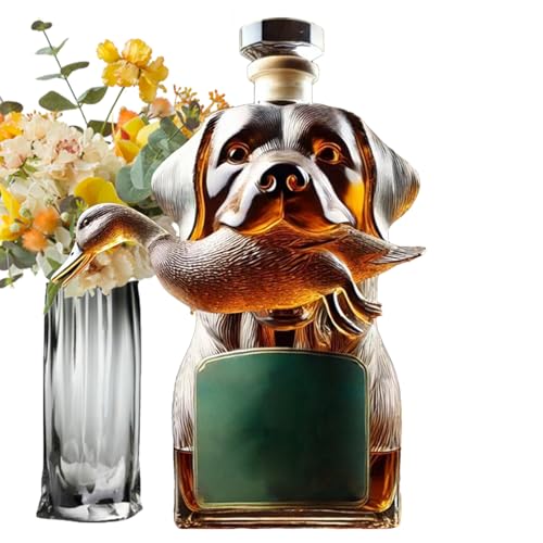 Statue der Hundeträger von einfach zu Benutzer - Charmante räumliche Anpassbarkeit: Diese Whisky-Flasche integriert sich harmonisch in jedes Interieur, was dem Saal eine Vintage-und elegante Note von Zunetsutock