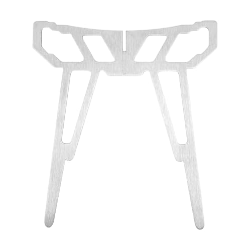 ZunetsUtock Fire Pit Stand - Edelstahl faltbare Campingherde | Multifunktionales abnehmbares Grillzubehör Tragbare Kochwerkzeuge für Pfannen Grill Wandern im Freien Kochen Langlebig und leicht von Zunetsutock