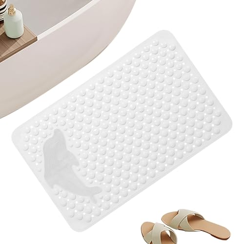ZunetsUtock Oberflächen Haftung Badematte | Easy Anti-Rutsch-Badematte mit Delphinmuster - Maschine waschbar verdickte Massagebrush Kissen mit Saugnäpfen Duschmatte für Zuhause ZunetsUtock Oberflächen Haftung Badematte | Easy Anti-Rutsch-Badematte mit Delphinmuster - Maschine waschbar verdickte Massagebrush Kissen mit Saugnäpfen Duschmatte für Zuhause von Zunetsutock