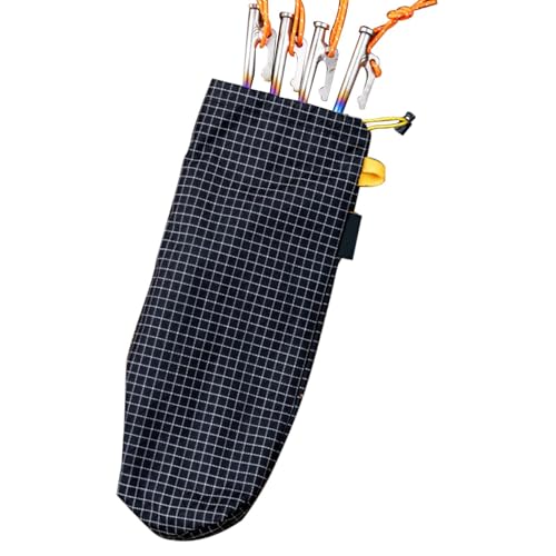 ZunetsUtock Zelt Stakes Bag - Zelt peg Traktionskammer, Campingzelt Boden Pegs DrawString Bag | Tragbare Seile Nägel Hammer Lagerung Ärmel wasserdicht mit Griff zum Wandern, Angeln ZunetsUtock Zelt Stakes Bag - Zelt peg Traktionskammer, Campingzelt Boden Pegs DrawString Bag | Tragbare Seile Nägel Hammer Lagerung Ärmel wasserdicht mit Griff zum Wandern, Angeln von Zunetsutock