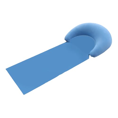 Zunetsutck Sand Tello - Labour Beach Decke mit aufblasbarem Kissen, weicher Anti -Tabbia -Stoff | Unipersonal Sea Relaxation Sheet mit Kopfunterstützung, perfekt für Bräunung, Ruhe, Aktivitäten von Zunetsutock