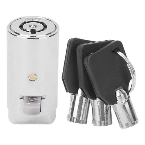 Zunetsutock Automatisches Spenderschloss mit gleichschließenden Schlüsseln – Automatisches Spenderschloss | Zylinderschloss für automatische Verteiler, röhrenförmiges Schloss (90 g) von Zunetsutock