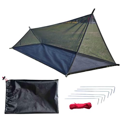 Zunetsutock Fly Net Mesh Zelt - Outdoor Baldachin, Schutz Kuppel | Atmungsaktive Bugsichere Bildschirmabdeckung, tragbares Netz Terrasse Zelt, leichtes Gartenhaus für den Garten von Zunetsutock