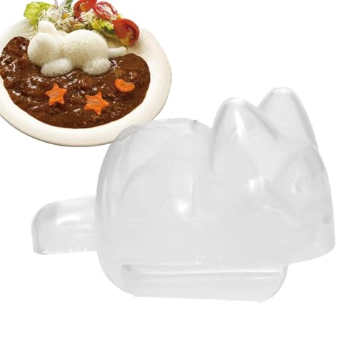 Zunetsutock Katze Reis Schimmel - Picknick Mittagessen Box Werkzeuge, Antihaft Riceball Molder | Cartoon Katze Sushi Onigiri Formen klein, einfache Vorbereitung robuster Reisshaper für Kinderschulen von Zunetsutock