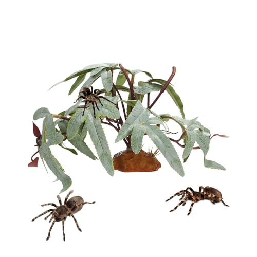 Zunetsutock Künstliche Reptilien – künstliche Blätter, Aquarium-Dekoration – Pflanzendekoration für Aquarium, Schildkröte, Süßwasser, Fische, Schildkröte, Betta Gecko, Leopard, Chamäleon Frog von Zunetsutock