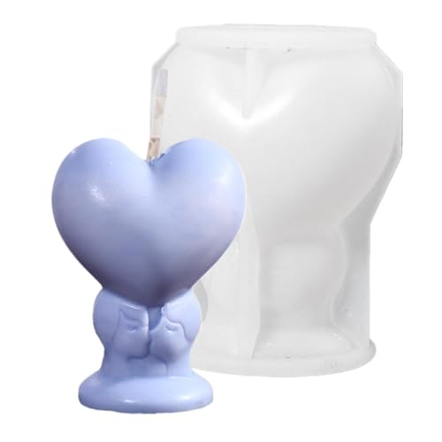 Zunetsutock Pips Polymer Home Decor - Silikon Herzform, Valentinstag Kuss Paar 3D Liebe Tee Kerze Schimmel | Harzguss von Kunsthandwerk, Epoxidform für handgemachte Seifenwachs Zunetsutock Pips Polymer Home Decor - Silikon Herzform, Valentinstag Kuss Paar 3D Liebe Tee Kerze Schimmel | Harzguss von Kunsthandwerk, Epoxidform für handgemachte Seifenwachs von Zunetsutock
