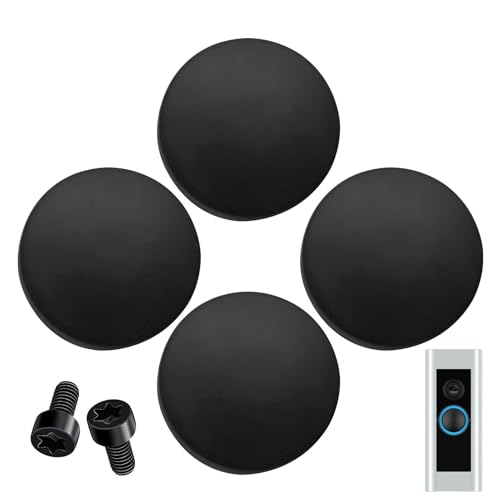 Zunetsutock Runder Klingelknopf, Ersatzknöpfe für Türklingel, 4 Stück Türglockenknöpfe, Videoreparatur-Set mit Schrauben, Ersatz Zunetsutock Runder Klingelknopf, Ersatzknöpfe für Türklingel, 4 Stück Türglockenknöpfe, Videoreparatur-Set mit Schrauben, Ersatz von Zunetsutock