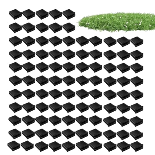 Zunetsutock Schlauch Tropfband Rändelkappe | Faltbarer Tropfschlauch Anschluss | 100 Stück 16 mm Wasserschlauchschutz für Rasen Gewächshaus Weingut Garten Bauernhof Gemüsegarten von Zunetsutock