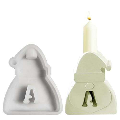 Zunetsutock Silikonform, Silikon Kerzenformen - Kerzenform Antihaft-Silikonform - Weihnachtsschmuck wiederverwendbarer Kerzenhalter mit Buchstaben für Seife und Kuchen Zunetsutock Silikonform, Silikon Kerzenformen - Kerzenform Antihaft-Silikonform - Weihnachtsschmuck wiederverwendbarer Kerzenhalter mit Buchstaben für Seife und Kuchen von Zunetsutock