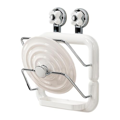 Zunetsutock Wandmontierter Topfdeckel Halterung, Saugnapf Topfdeckel Ständer | Pan Lock Organizer Anti-Rutsch-Wandmontierter Pot Lock Rack - Wiederverwendbarer Ständer für Töpfe und Pfannen, Deckel Zunetsutock Wandmontierter Topfdeckel Halterung, Saugnapf Topfdeckel Ständer | Pan Lock Organizer Anti-Rutsch-Wandmontierter Pot Lock Rack - Wiederverwendbarer Ständer für Töpfe und Pfannen, Deckel von Zunetsutock