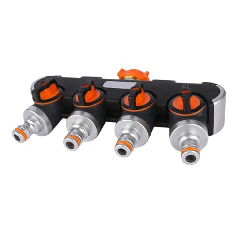 Zunetsutock Wasserverteiler, Schlauchteiler mit voller Kapazität, Dichter 4-Wege-Adapter Für Hof Tropfbewässerung Gartensprinkleranlage Rasenbewässerung Zunetsutock Wasserverteiler, Schlauchteiler mit voller Kapazität, Dichter 4-Wege-Adapter Für Hof Tropfbewässerung Gartensprinkleranlage Rasenbewässerung von Zunetsutock