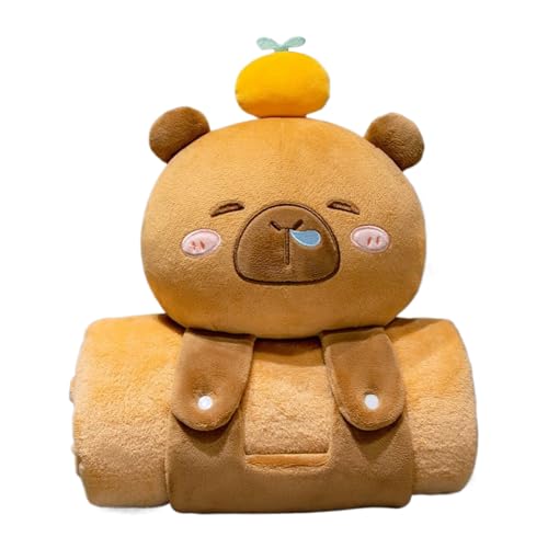 Zuntsutock Bequeme Multiplikation Betten - Schlafsackabdeckung, Nickerchenmatte für Kinderzimmer - Capybara Cupybara -Abdeckung, Reisekissen von Zunetsutock