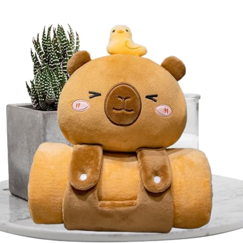 Zuntsutock Bequeme Multiplikation Betten - Schlafsackabdeckung, Nickerchenmatte für Kinderzimmer - Capybara Cupybara -Abdeckung, Reisekissen von Zunetsutock